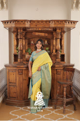 Heritage Kanjivaram Saree with Lustrous Zari Finish